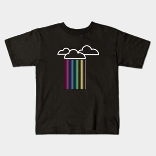 Colorful Rain Kids T-Shirt